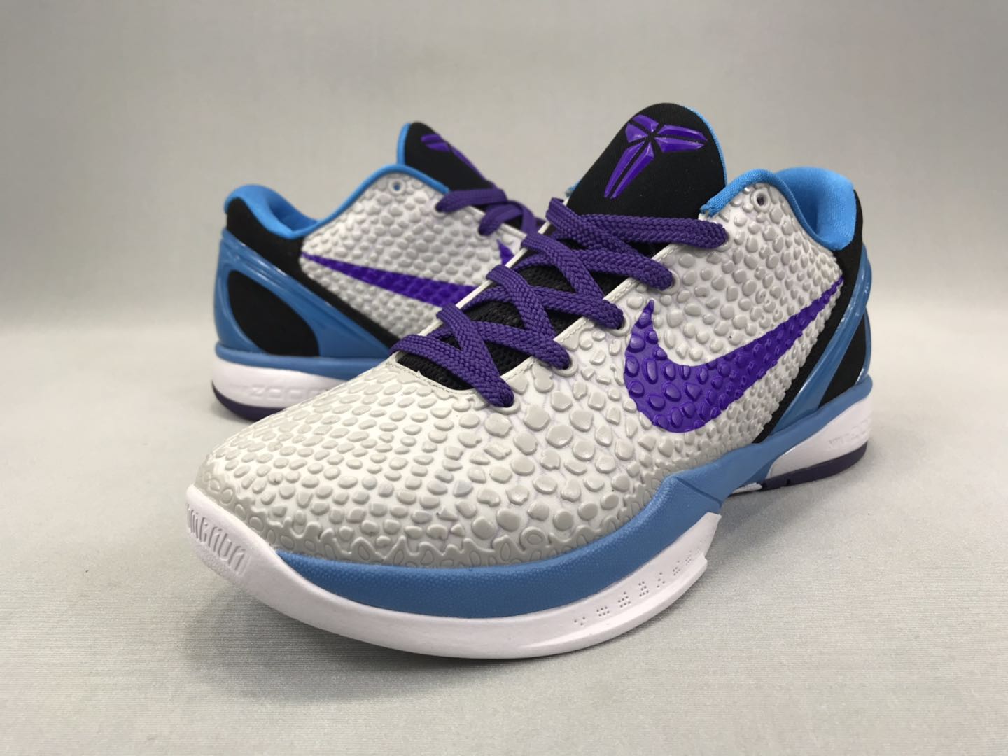 2020 Nike Kobe Bryant VI SnakeSkin Grey Purple Blue Black - Click Image to Close